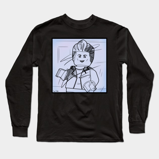 LEGO a-ha Take On Me (Video Quality Edition) Long Sleeve T-Shirt by schultzstudio